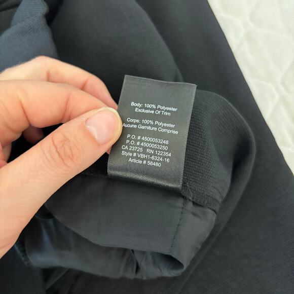 Babaton Aritzia Cohen Pant Black Sz 10 Pleated Cropped Work Minimalist Capsule - Picture 7 of 10